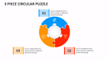 3 Piece Circular Puzzle - Slide 1