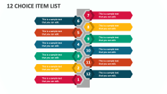 12 Choice Item List - Slide 1
