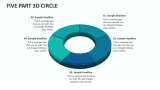 Five Part 3D Circle - Slide 1