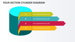 Four Section Cylinder Diagram - Slide 1