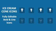 Ice Cream Cone Icons - Slide 1