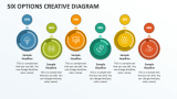 Six Options Creative Diagram - Slide 1