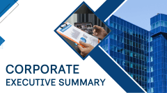 Corporate Executive Summary - Slide 1