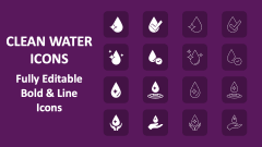 Clean Water Icons - Slide 1