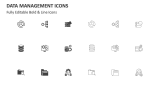 Data Management Icons - Slide 2
