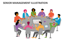 Senior Management Illustration - Slide 1