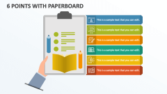 6 Points with Paperboard - Slide 1