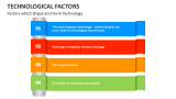 Factors which Shape and Form Technology - Slide 2