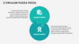 2 Circular Puzzle Pieces - Slide 1