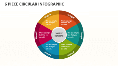 6 Piece Circular Infographic - Slide 1
