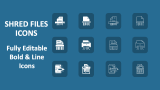Shred Files Icons - Slide 1