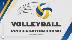 Volleyball Theme - Slide 1