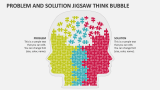 Problem and Solution Jigsaw Think Bubble - Slide 2