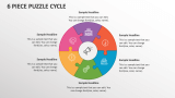 6 Piece Puzzle Cycle - Slide 1