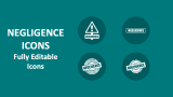 Negligence Icons - Slide 1