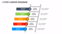 5 Step Ladder Diagram - Slide 1