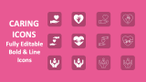 Caring Icons - Slide 1