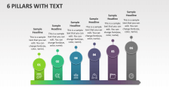6 Pillars with Text - Slide 1