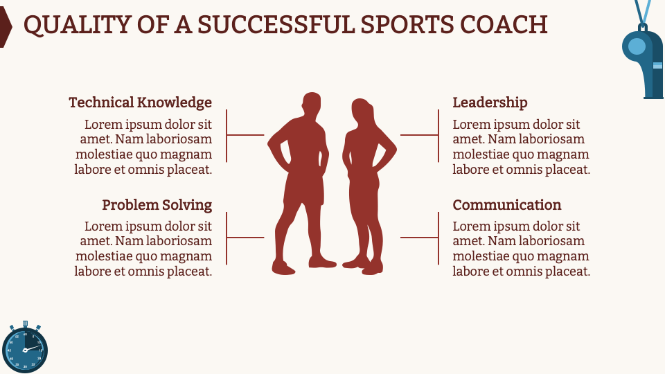 Sports Coaching Business Plan PowerPoint and Google Slides Template