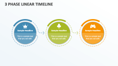 3 Phase Linear Timeline - Slide 1