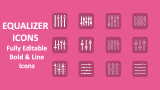 Equalizer Icons - Slide 1
