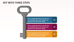Key with Three Steps - Slide 1