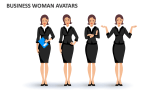 Business Woman Avatars - Slide 8