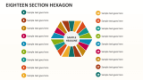 Eighteen Section Hexagon - Slide 1