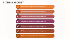 7 Items Checklist - Slide 1