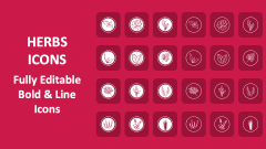 Herbs Icons - Slide 1