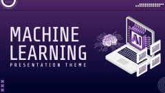Machine Learning Presentation Theme - Slide 1