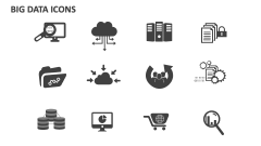 Big Data Icons - Slide 1
