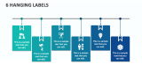 6 Hanging Labels - Slide 1