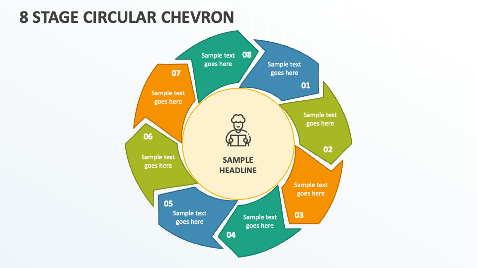 8 Stage Circular Chevron - Slide 1