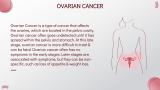 Ovarian Cancer - Slide 2