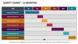 Gantt Chart - 6 Months - Slide 2