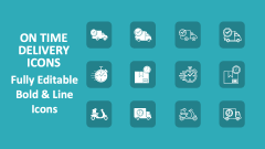 On Time Delivery Icons - Slide 1
