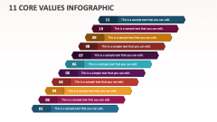 11 Core Values Infographic - Slide 1