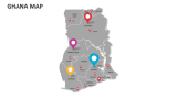 Ghana map - Slide 4