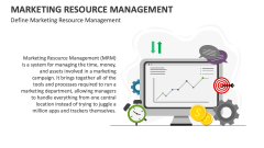 Define Marketing Resource Management - Slide 1