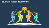 Celebrate Success Illustration - Slide 1