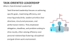 What is Task-Oriented Leadership? - Slide 2