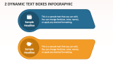 2 Dynamic Text Boxes Infographic - Slide 1