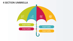4 Section Umbrella - Slide 1
