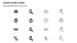 Hand Globe Icons - Slide 2