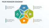 Four Hexagon Diagram - Slide 1