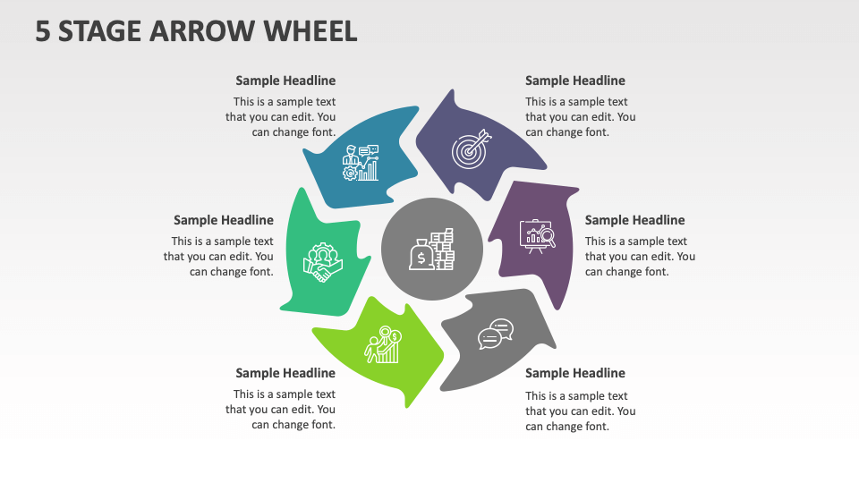 5 Stage Arrow Wheel - Slide 1