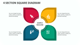 4 Section Square Diagram - Slide 1