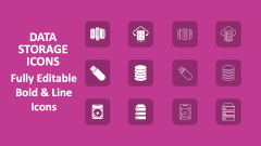 Data Storage Icons - Slide 1