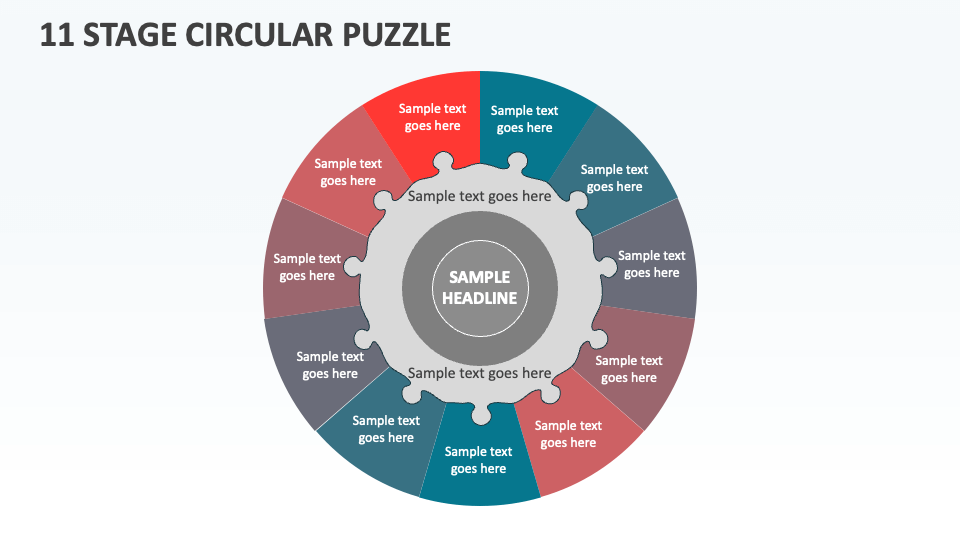 11 Stage Circular Puzzle - Slide 1